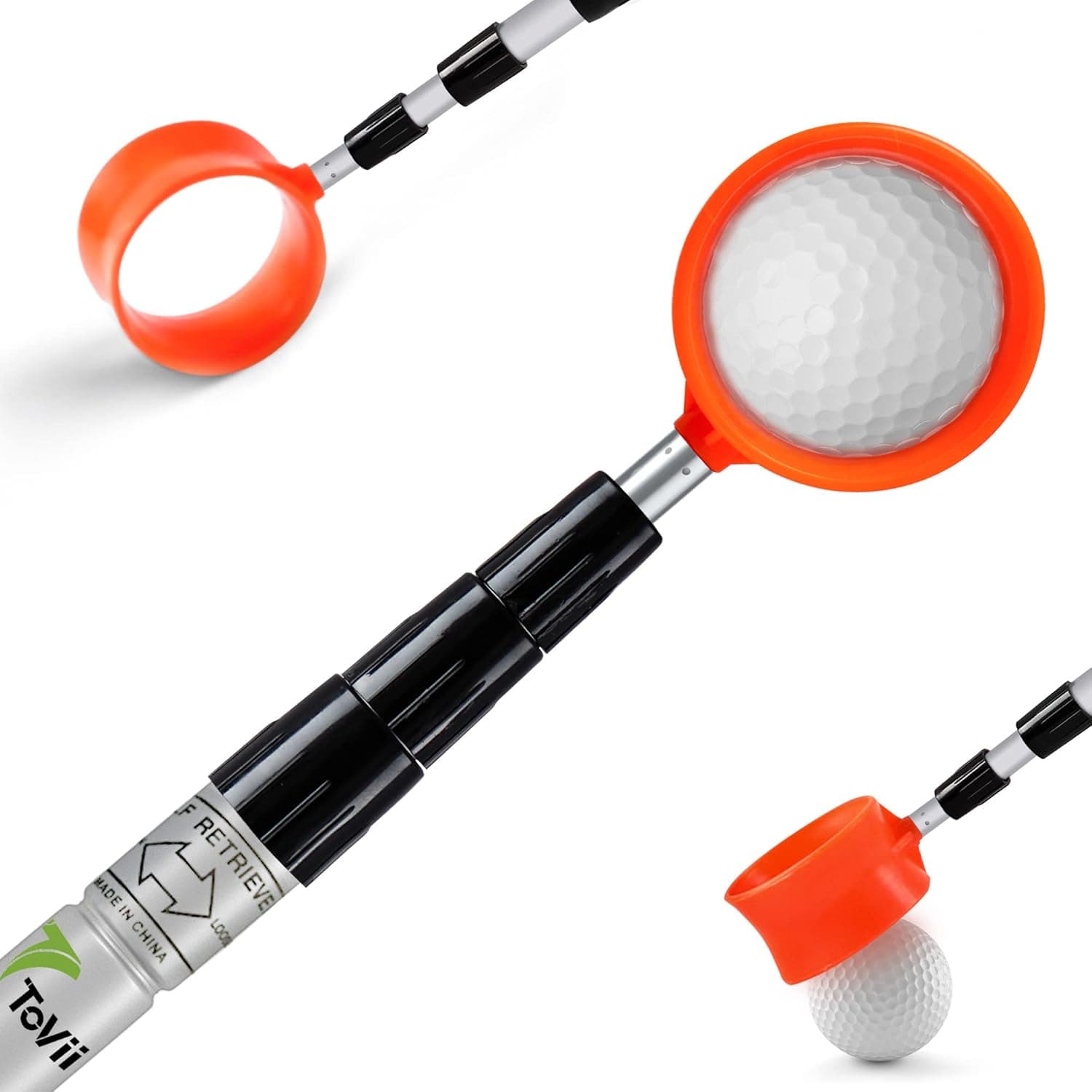 Amazon.com : ToVii Golf Ball Retriever, 9ft 12ft 15ft 18ft Aluminum ...