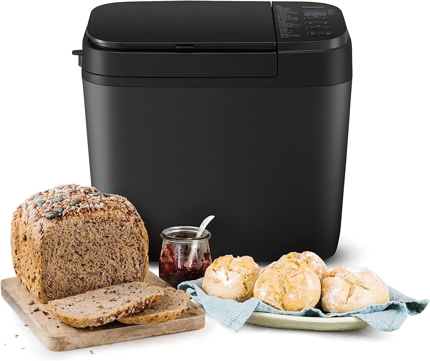 Panasonic Premium Automatic Bread Maker with Yeast and Fruit/Nut ...