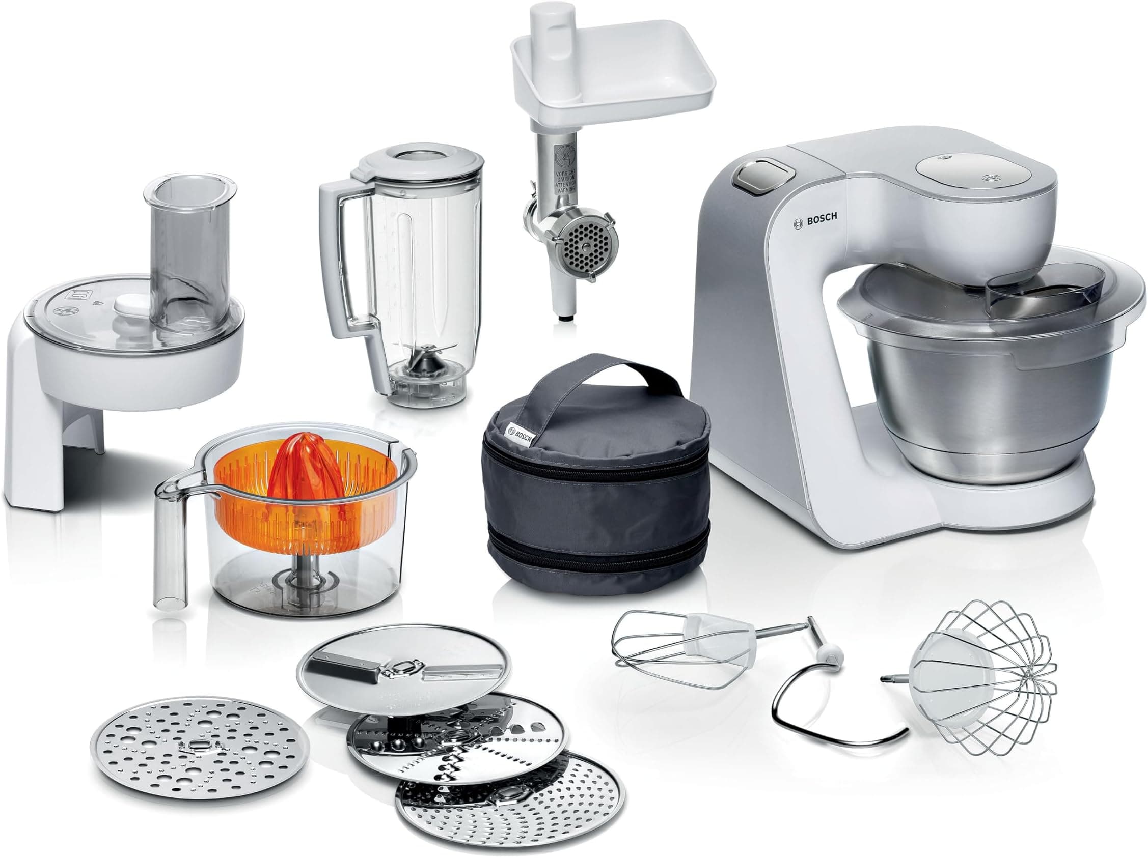 Bosch CreationLine 7 in 1 Stand Mixer MUM58259 with 11 accessories, 7 ...
