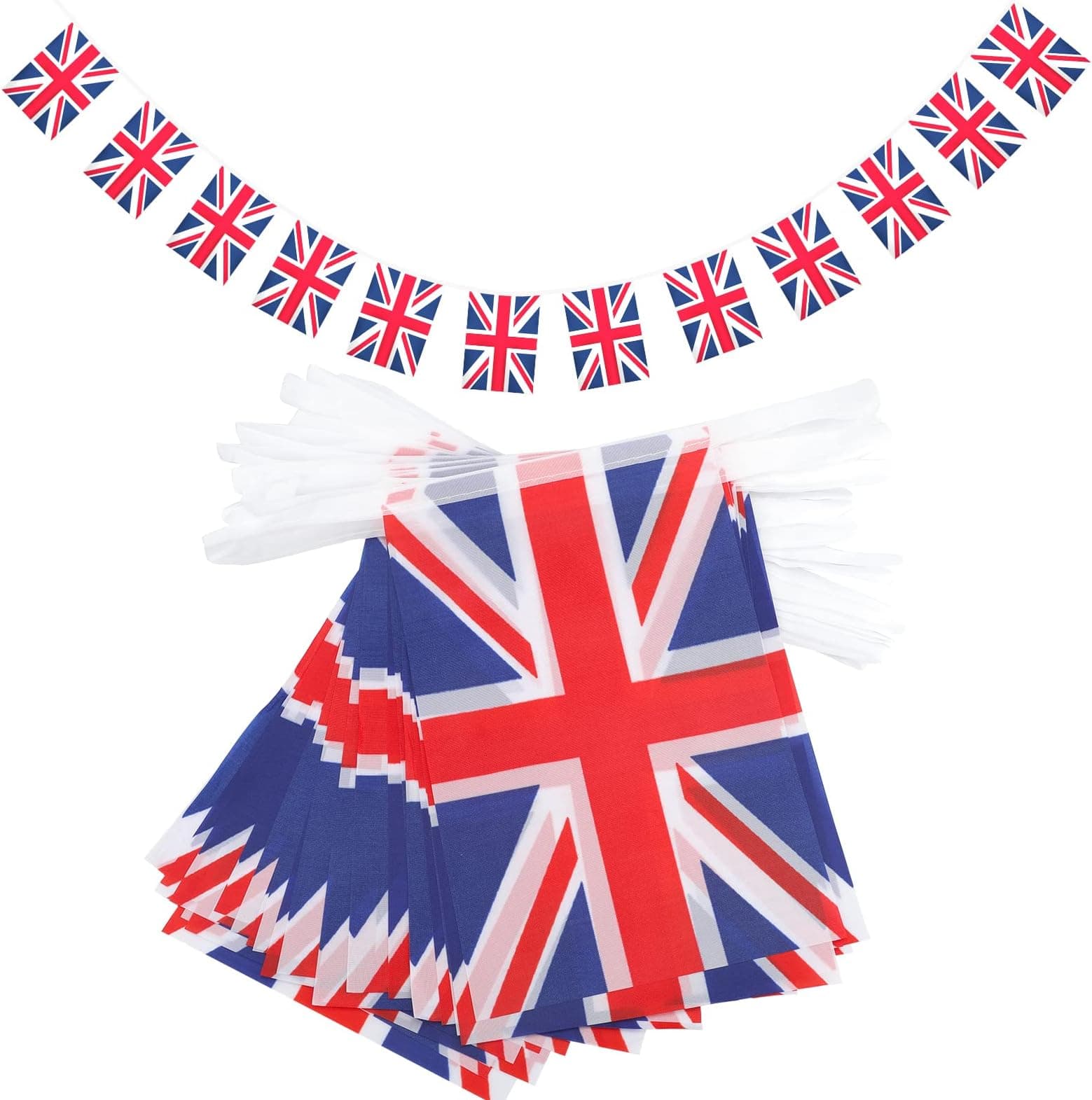 Henbrandt 1 x Union Jack Rectangular Party Bunting 10m Celebration ...