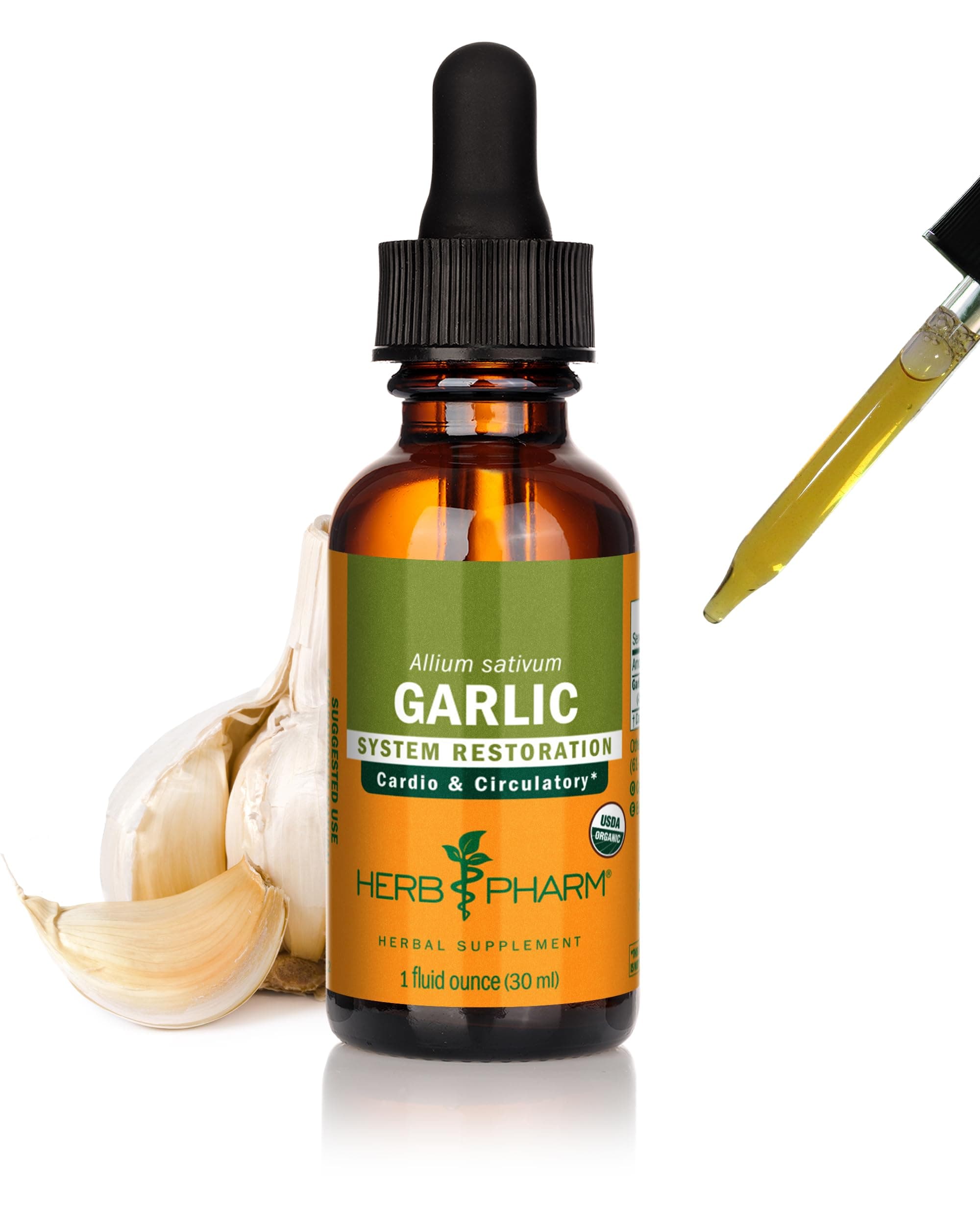Amazon.com: Herb Pharm Certified Organic Garlic Liquid Extract for ...