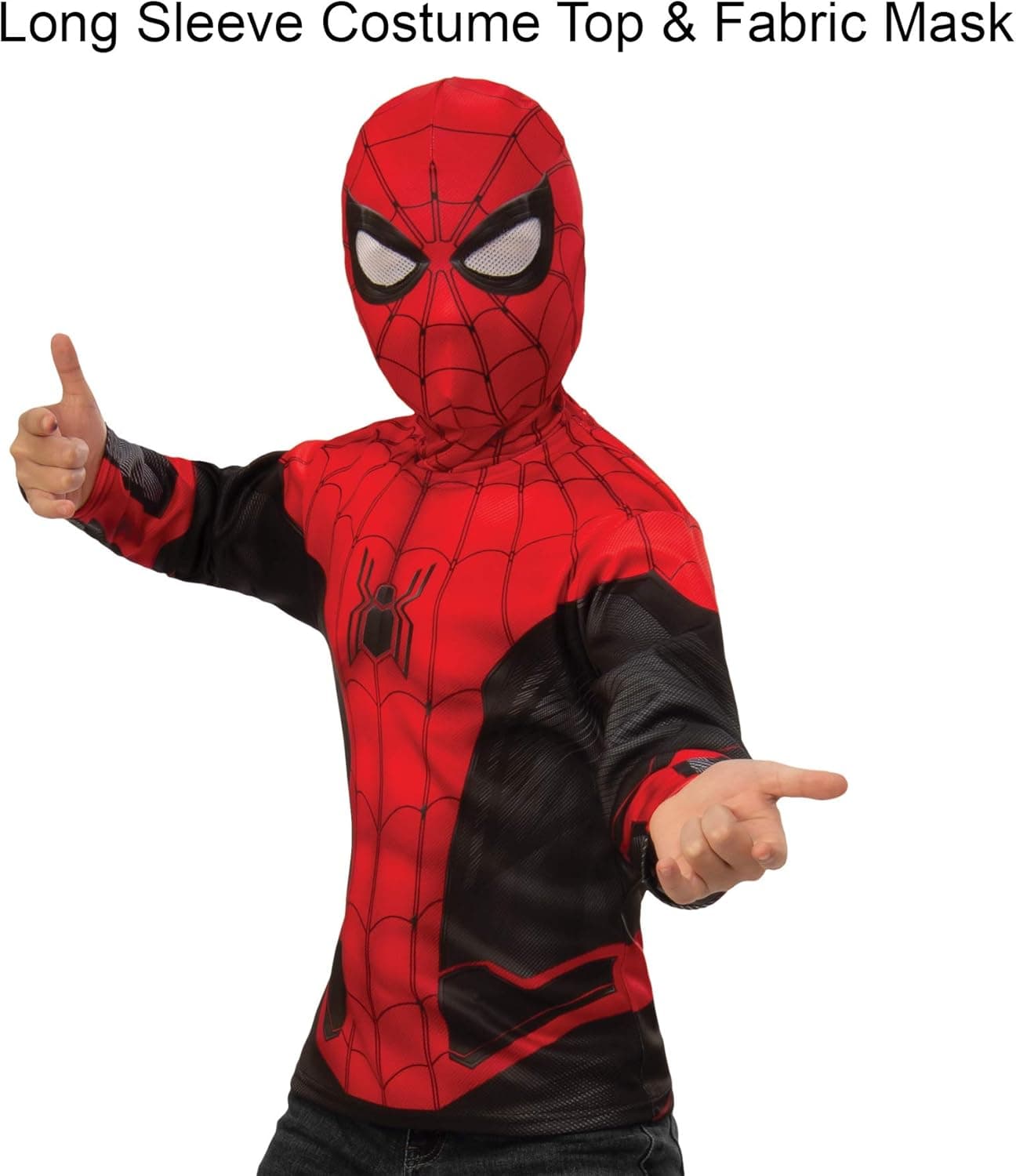 Rubie's Marvel Spider-Man Far from Home Child's Spider-Man Costume Top ...