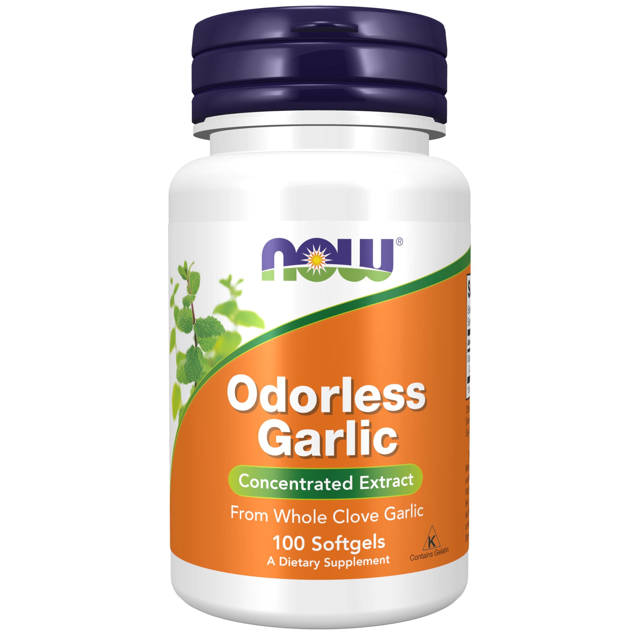 Amazon.com: NOW Foods Supplements, Odorless Garlic (Allium sativum ...