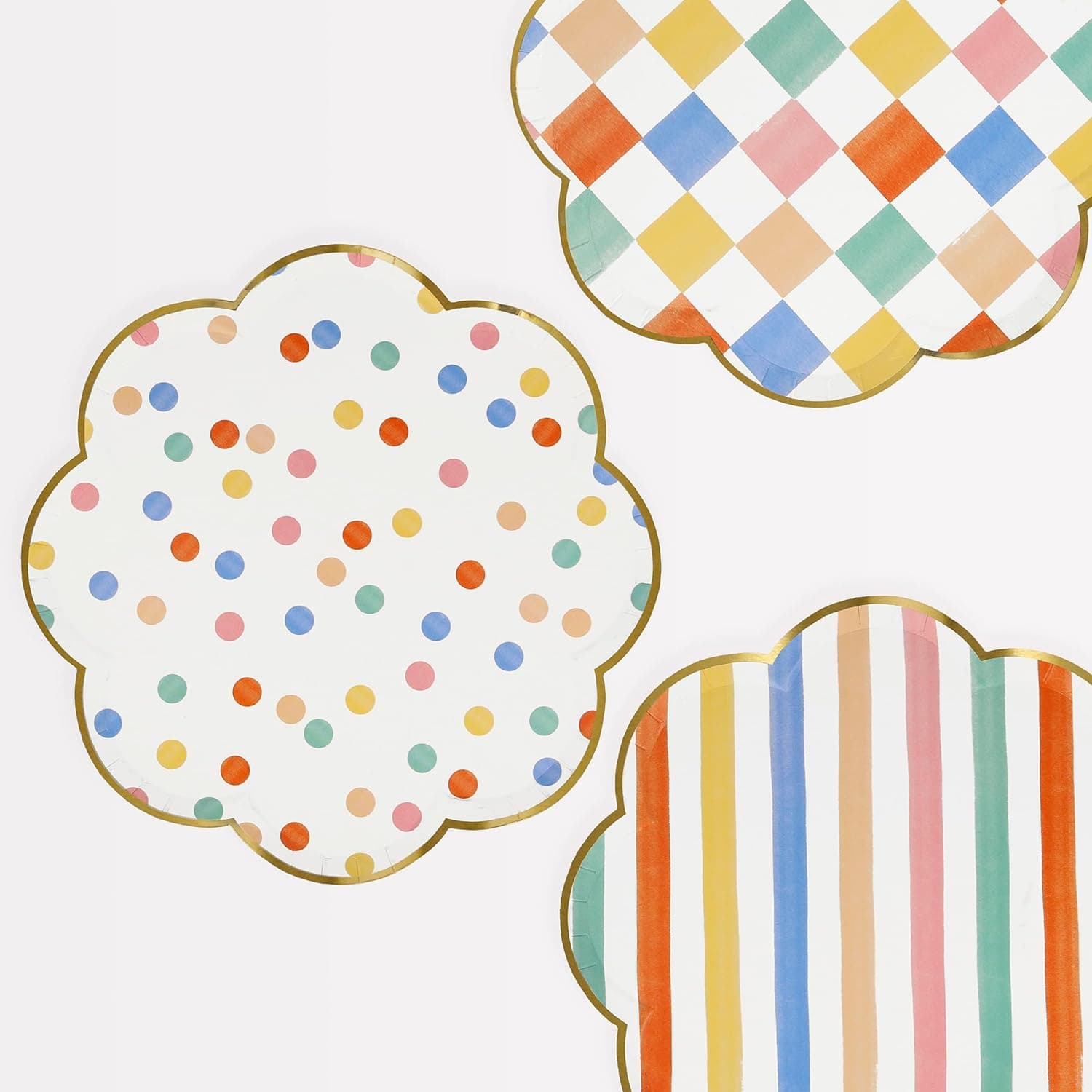 Amazon.com: Meri Meri Paper Party Plates, Pack of 8 Scalloped-Edge ...