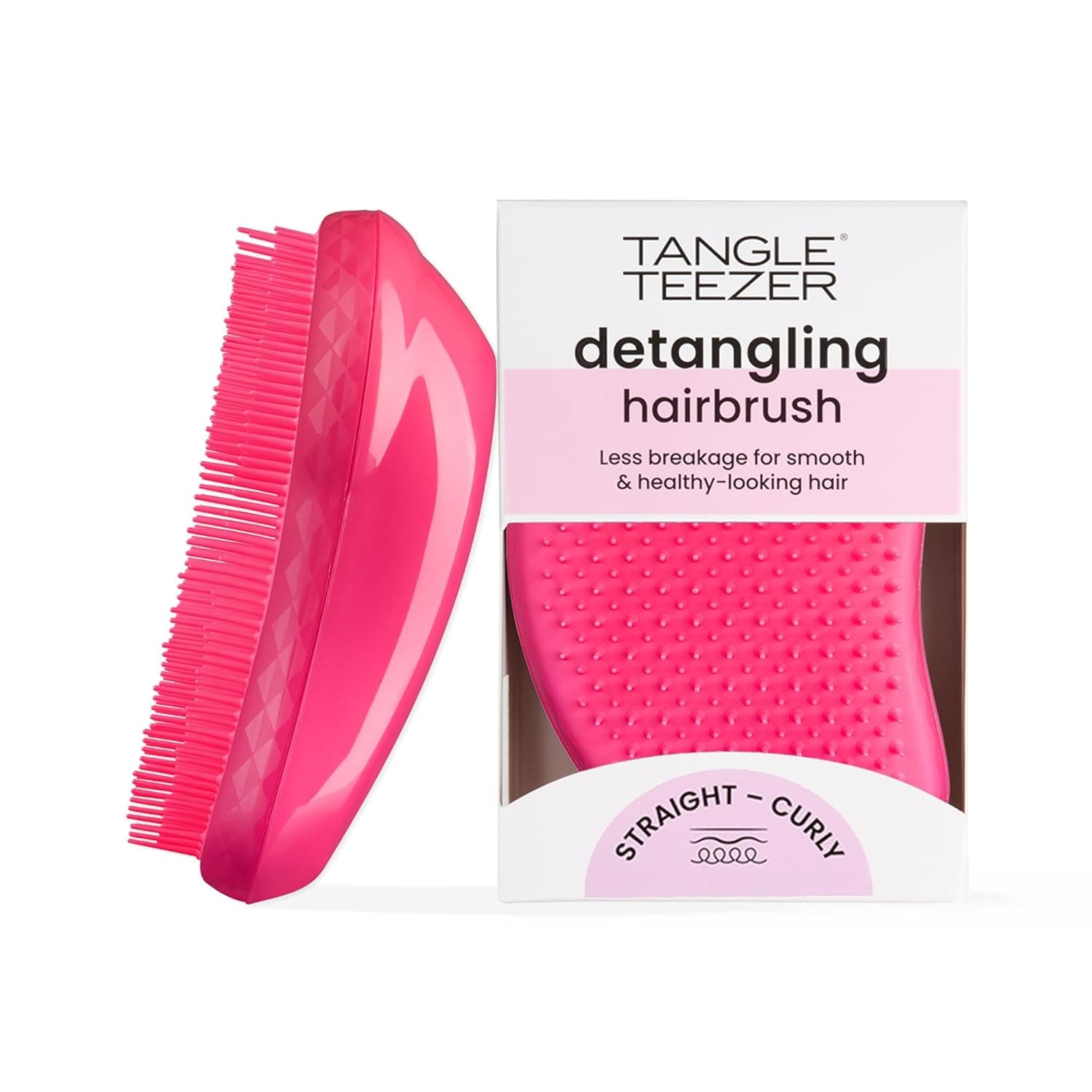 Amazon.com : Tangle Teezer Original Detangling Brush, Dry and Wet ...