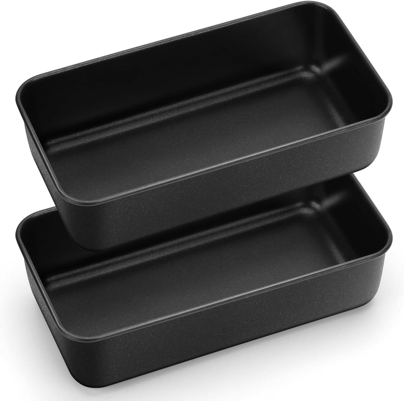 Homikit Loaf Bread Tin Set of 2, Stainless Steel Cake Baking Pans with ...