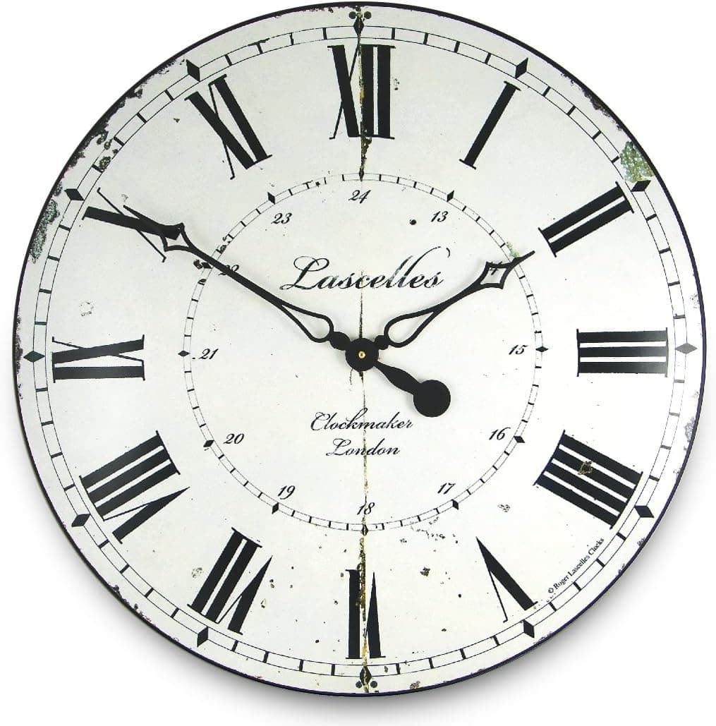 Amazon.com: Roger Lascelles Clocks GAL/CLOCKMAKER Wall Clock, Large ...