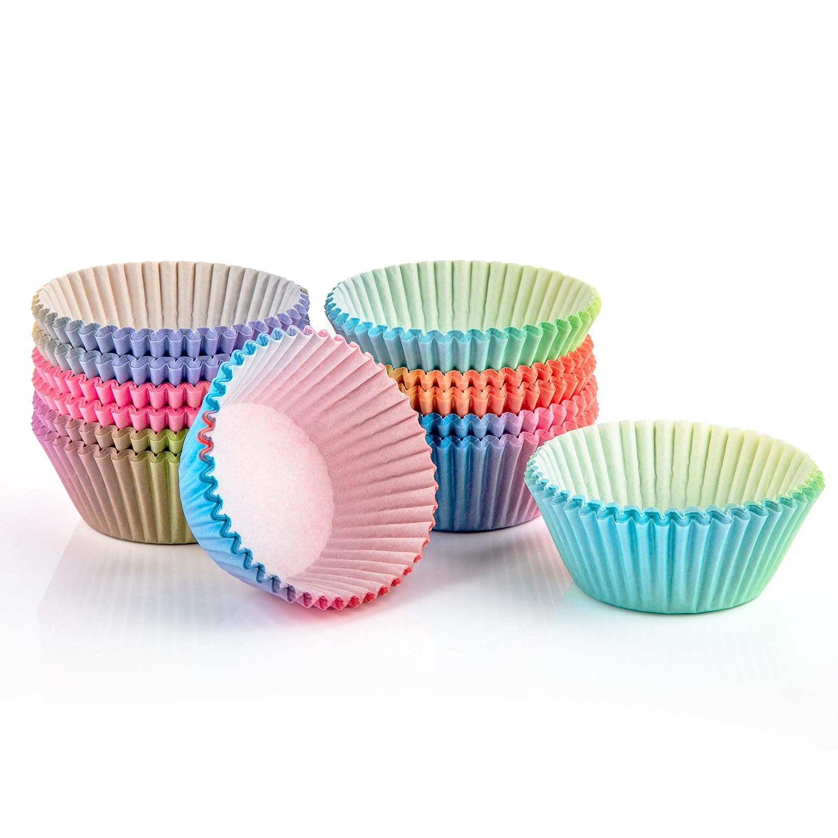 TOOINKCV 325 Pcs Cupcake Cases, Paper Muffin Cases, Greaseproof Paper ...