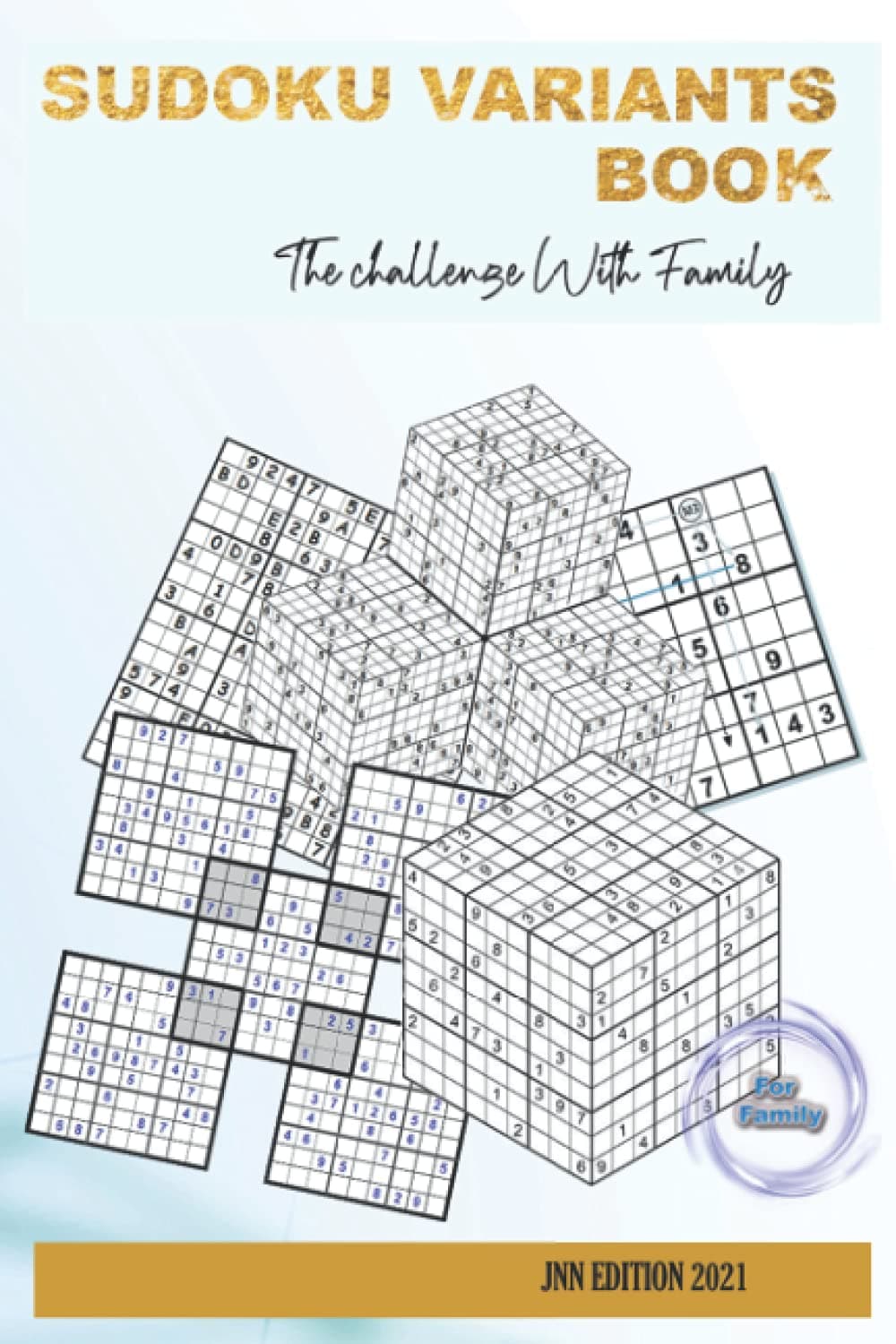 Sudoku Variants Book The challenge with family: Sudoku puzzle , Brain ...