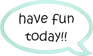 Amazon.com: Talking Tables Party Illumination Speech Bubble : Tools ...