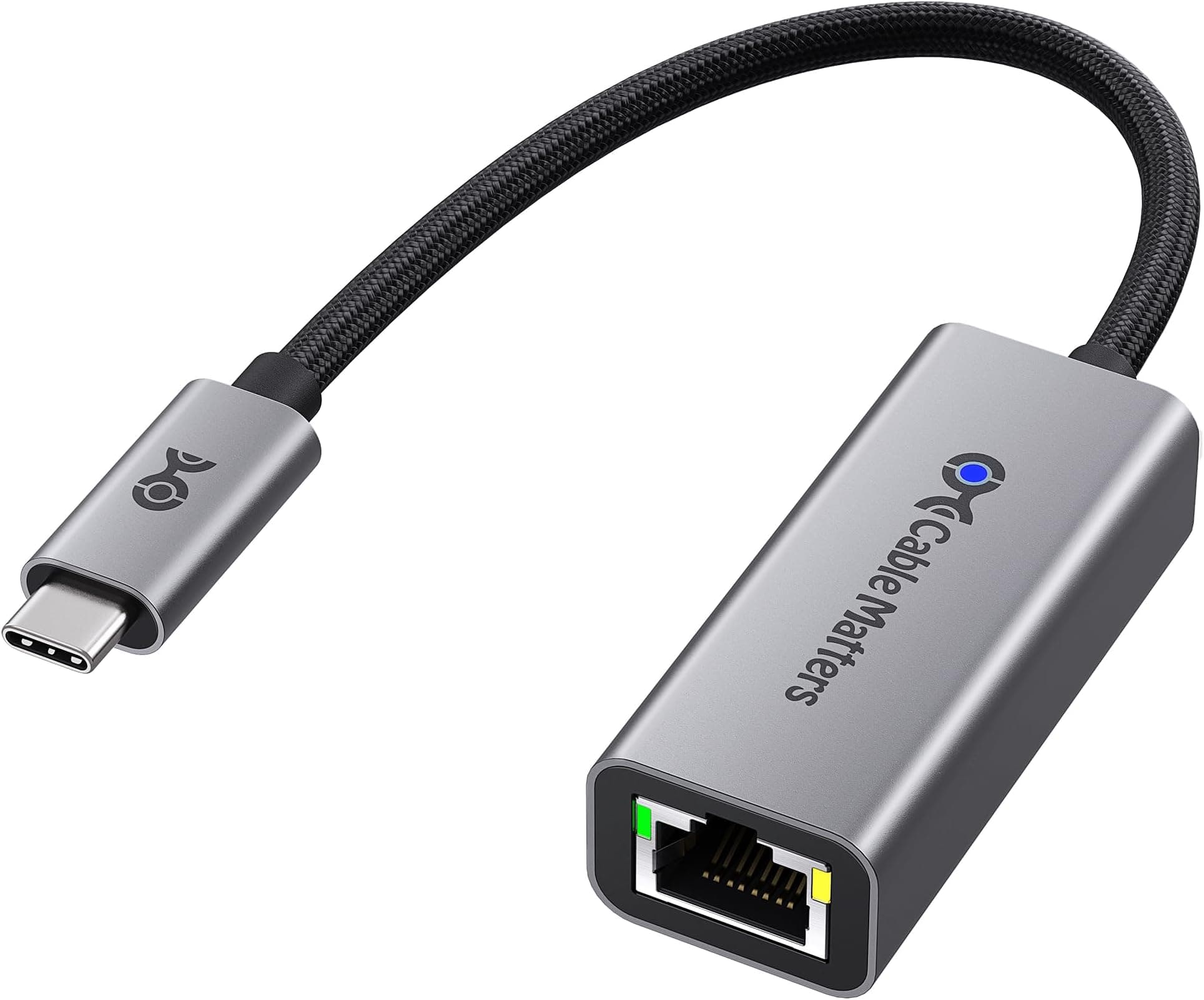 Amazon.com: Cable Matters USB C to Ethernet Adapter Gigabit, Compact ...