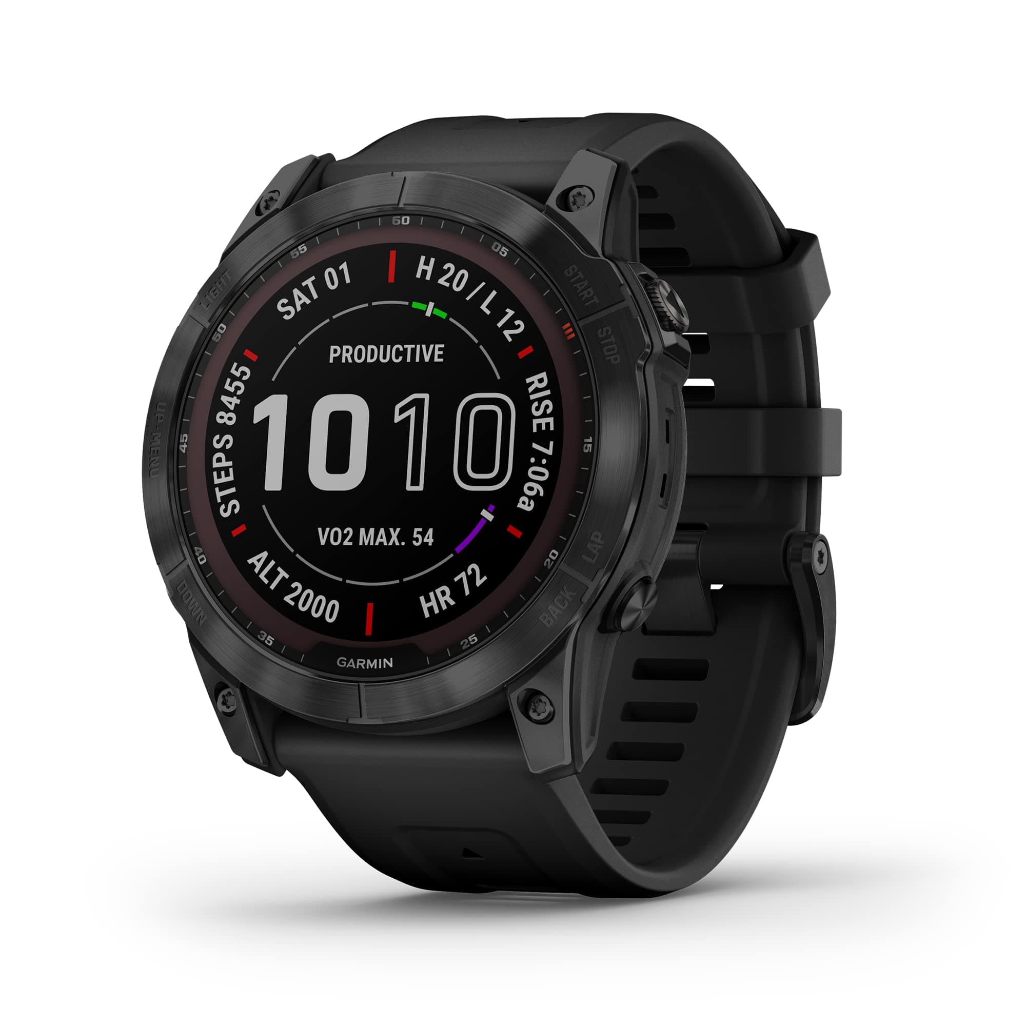 Garmin Fenix 7X Sapphire Solar, Larger Sized Adventure smartwatch, with ...