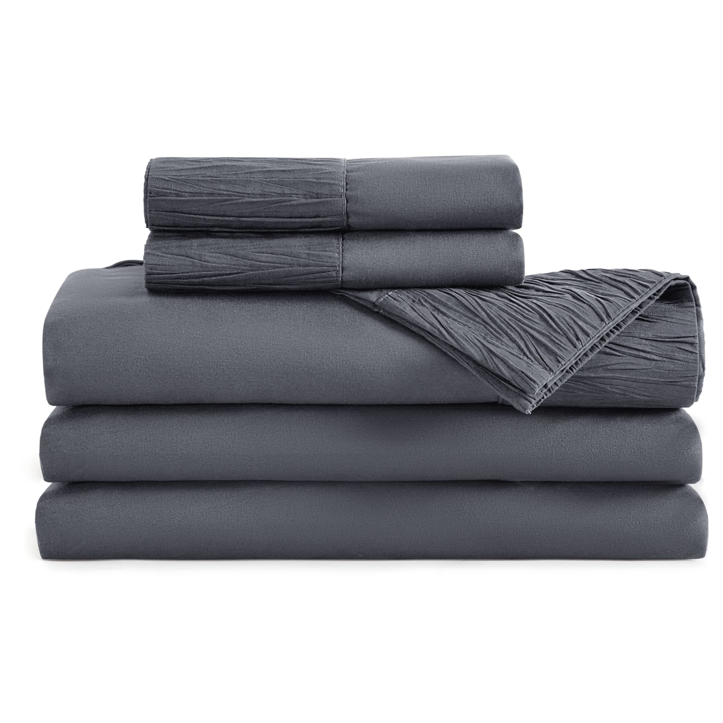 Bedsure Split King Sheet Set for Adjustable Beds - Soft 1800 Sheets for ...