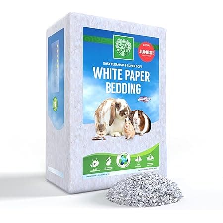 SMALL PET SELECT Unbleached White Paper Bedding, 178 L : Amazon.co.uk ...