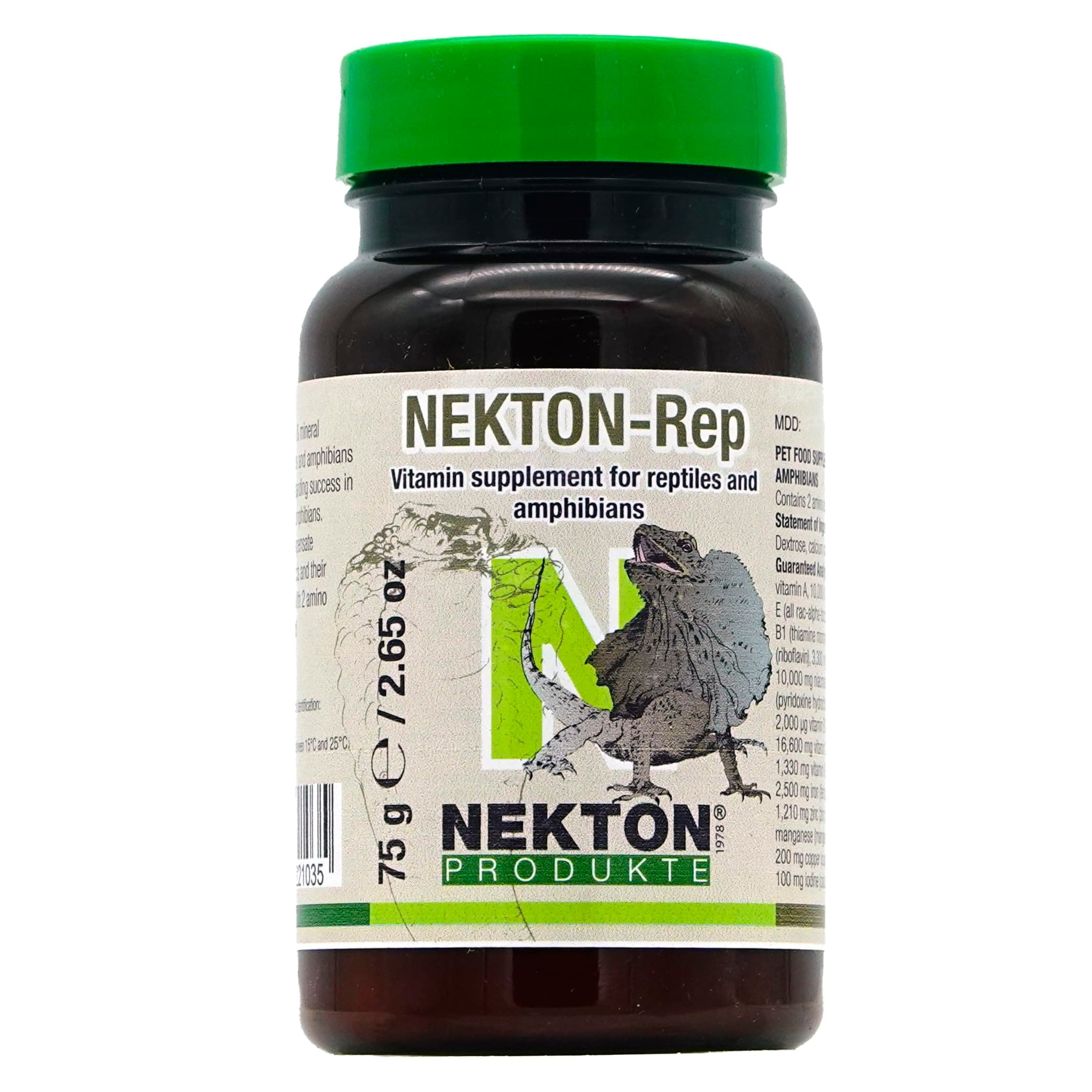 Nekton-Rep Vitamin Mineral Supplement for Reptiles and amphibians, 75gm ...
