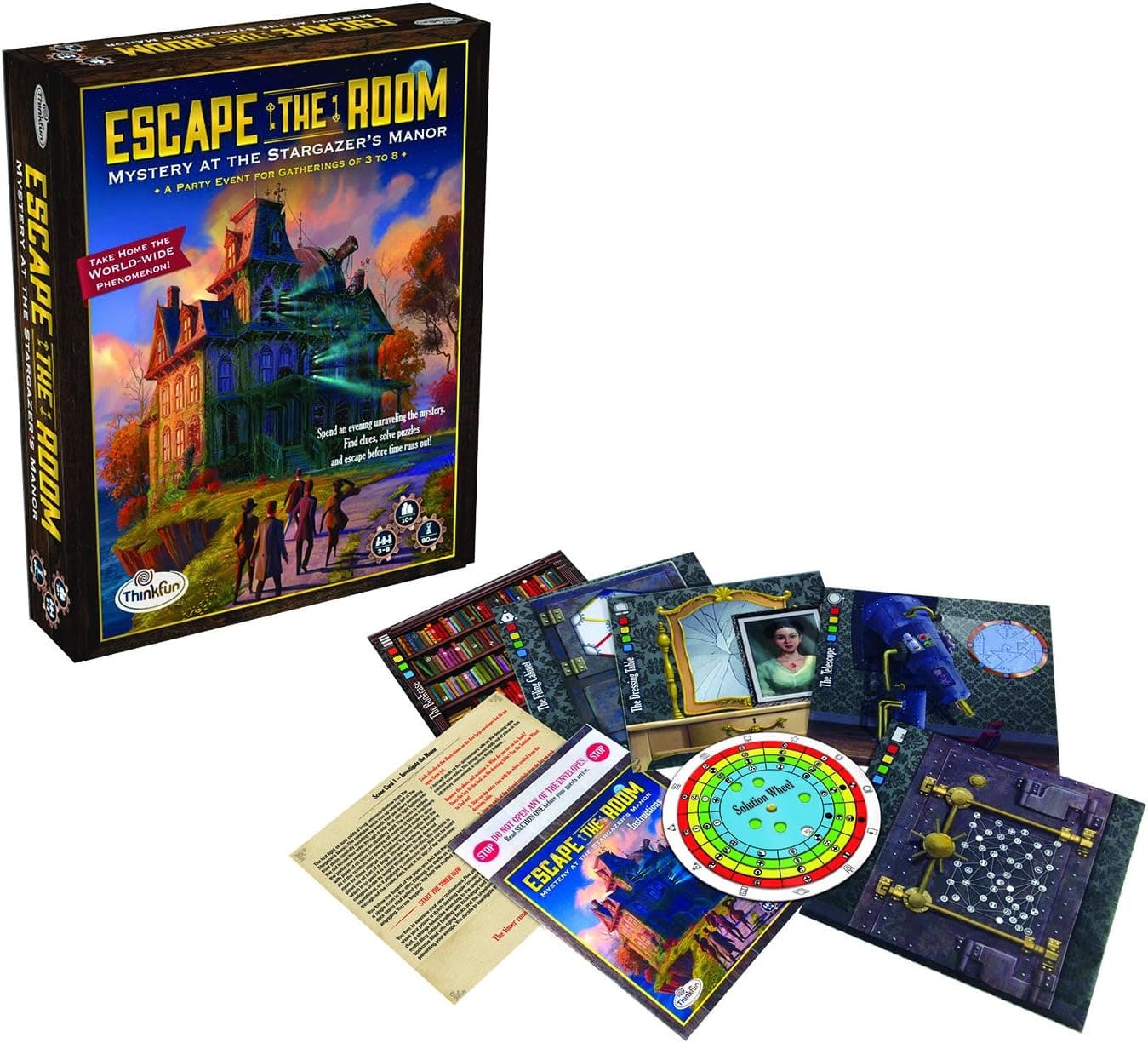 Amazon.com: ThinkFun Escape the Room Stargazer's Manor - An Escape Room ...