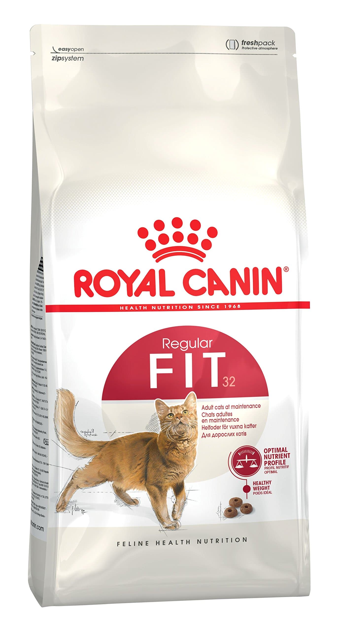 Royal Canin FHN Feline Health Nutrition Fit 32 10kg Adult Cat Dry Food ...