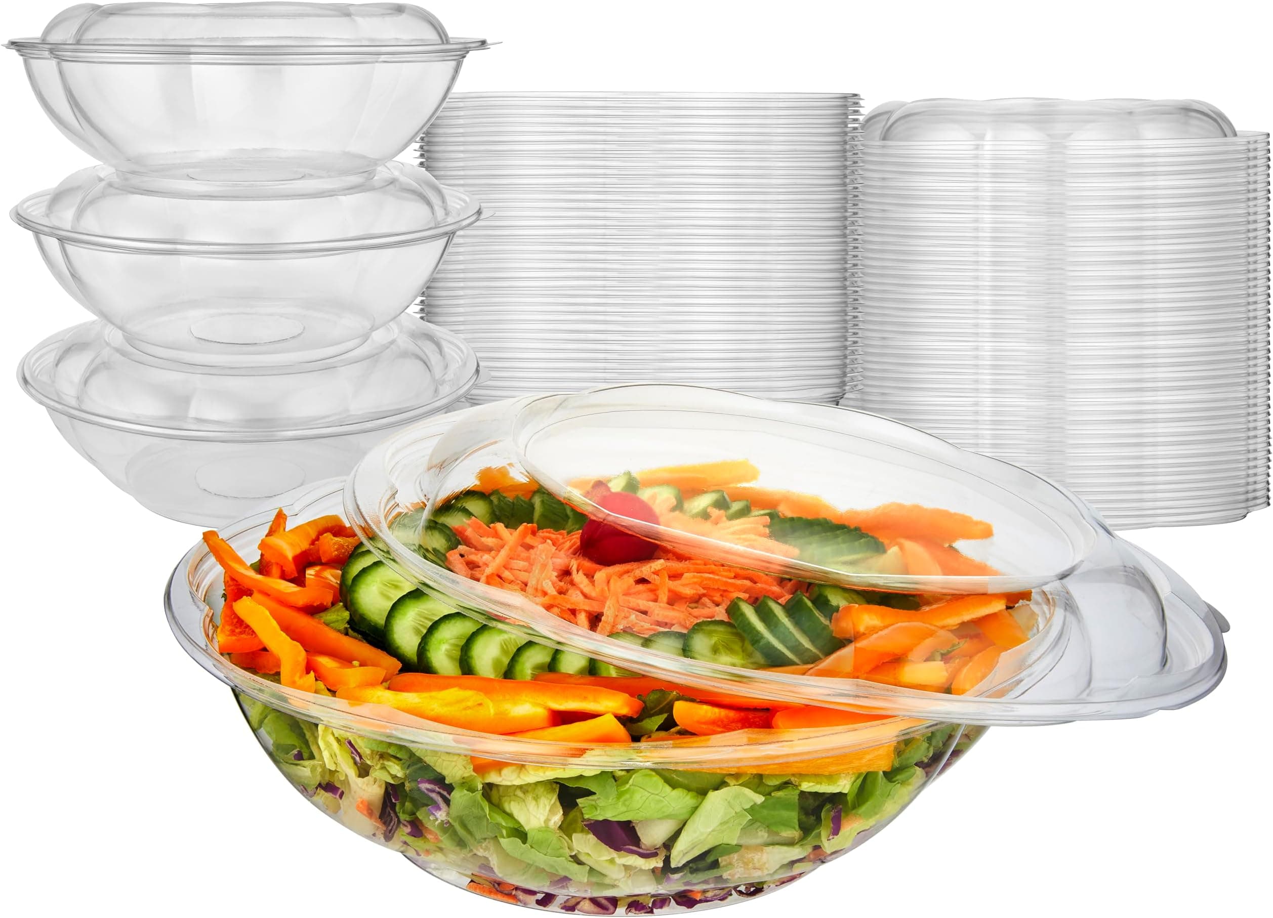 Amazon.com: Upper Midland Products 50 Biodegradable Disposable Salad ...