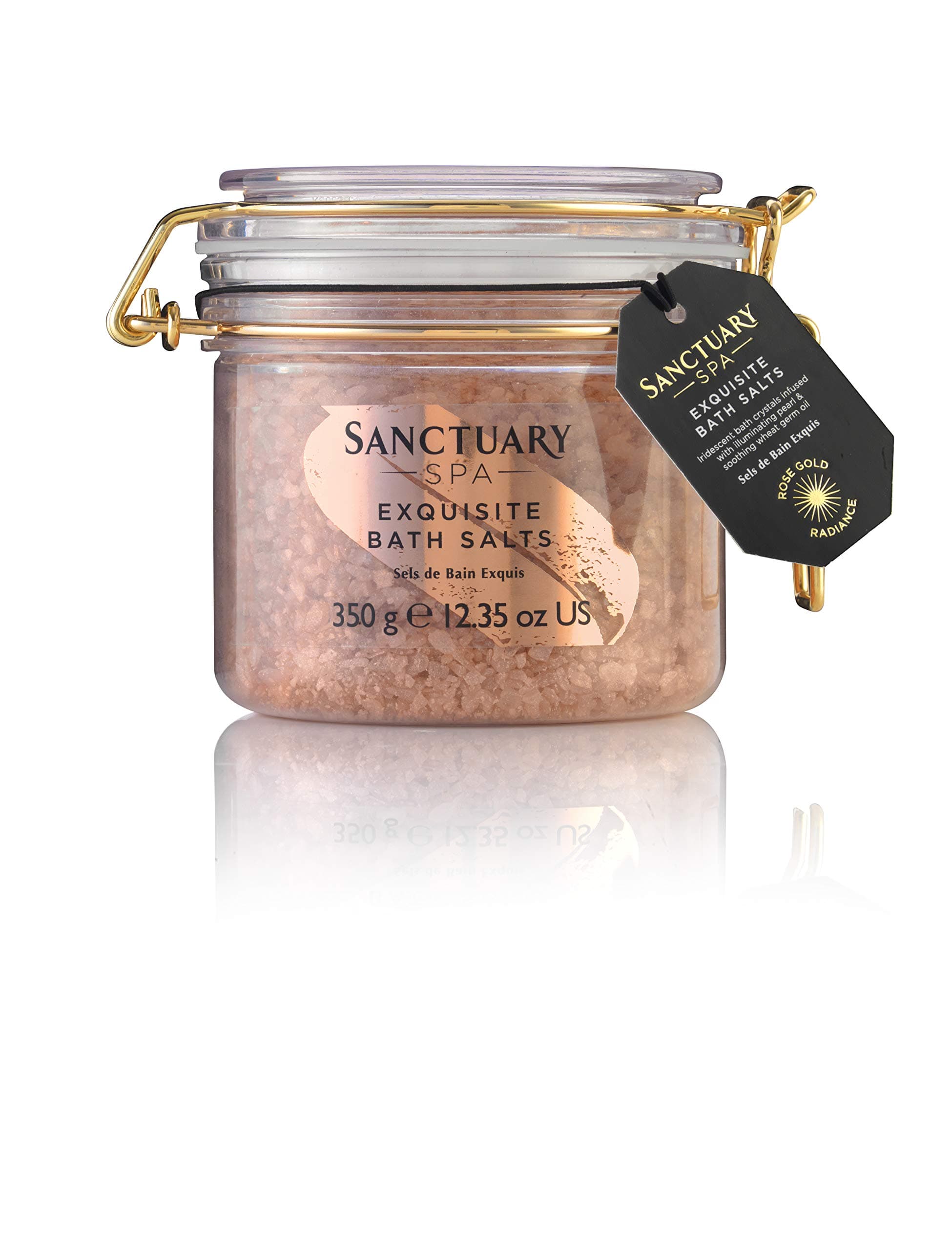 Sanctuary Spa Bath Salts, Rose Gold Radiance Exquisite Mineral Bath ...
