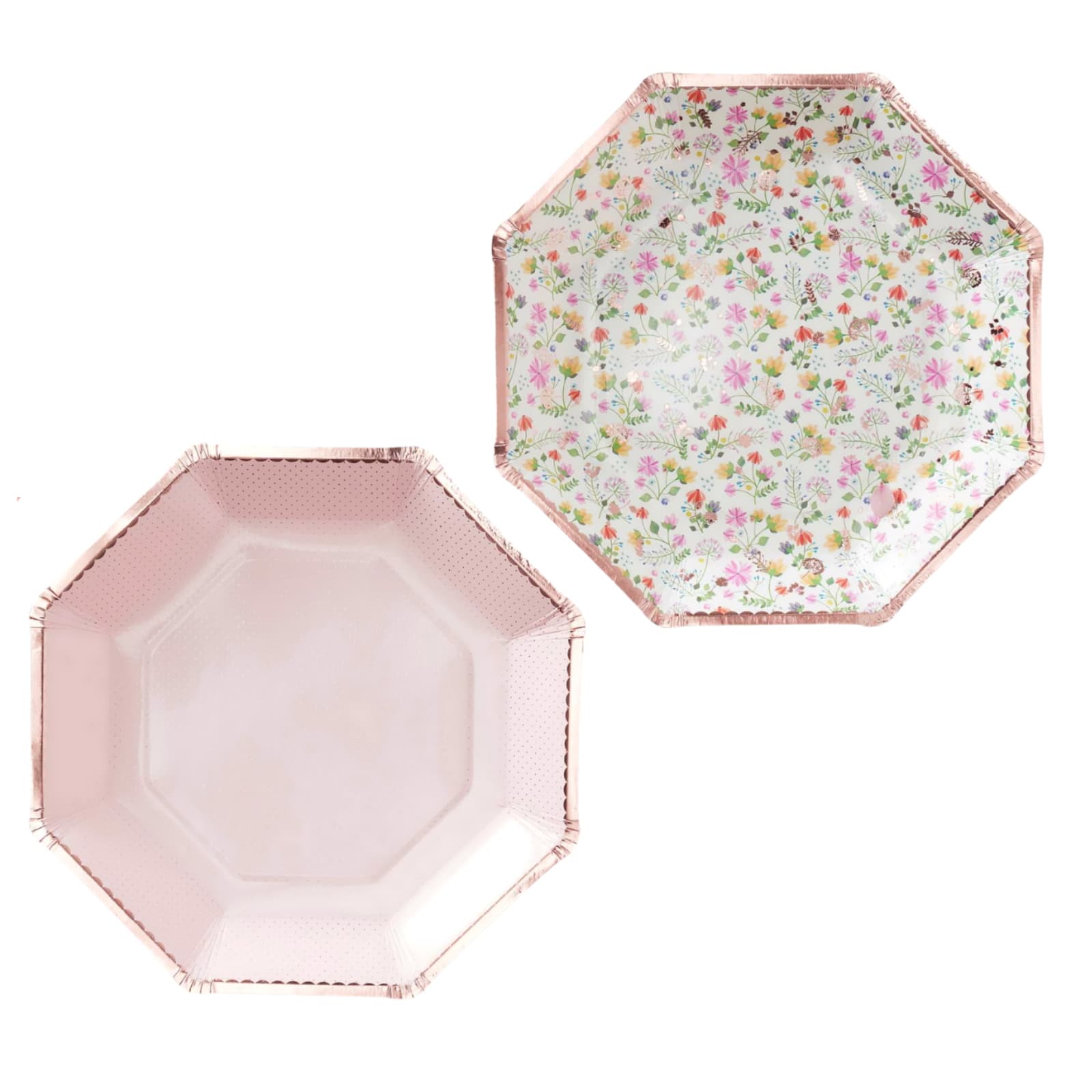 Ginger Ray Ditsy Floral Large Paper Plates (Pack of 8) - Discount Party ...
