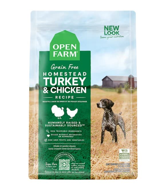 Open Farm, Homestead Turkey & Chicken Grain-Free Dry Dog Food - Wilco ...
