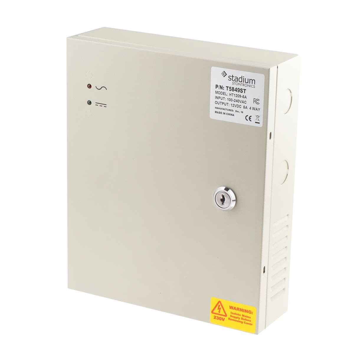 RS PRO Enclosed, Switching Power Supply, 12V dc, 5A, 60W | RS