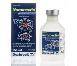 Noromectin Injection for Cattle and Swine, 250 ml