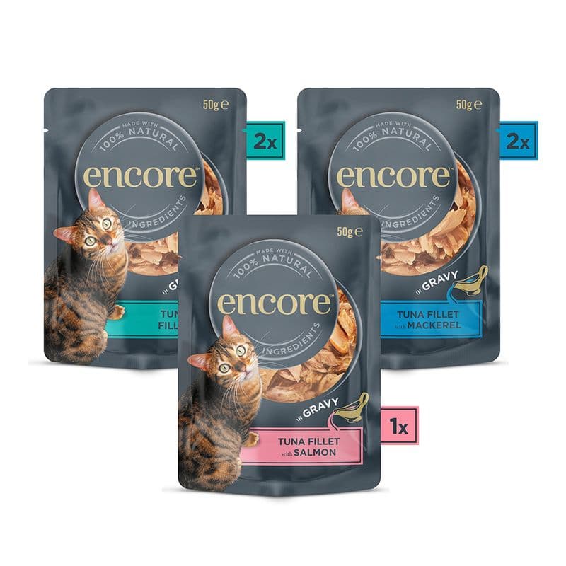 Encore Cat Gravy Pouch Mix 5 x 50g Shop now.