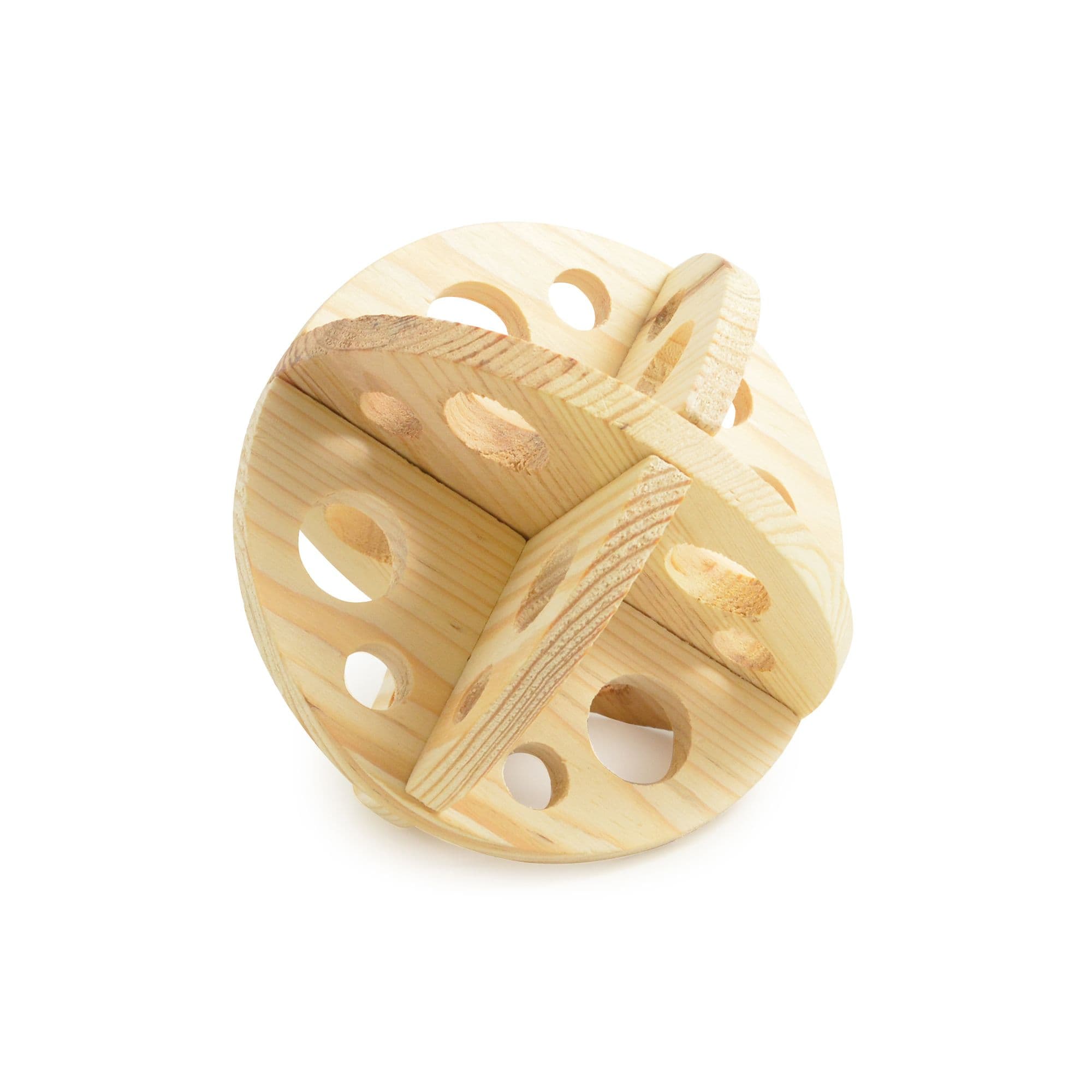 Pet Toys | 'Just 4 Pets' Small Animal Wooden 14 cm Roll 'N' Play Chew ...