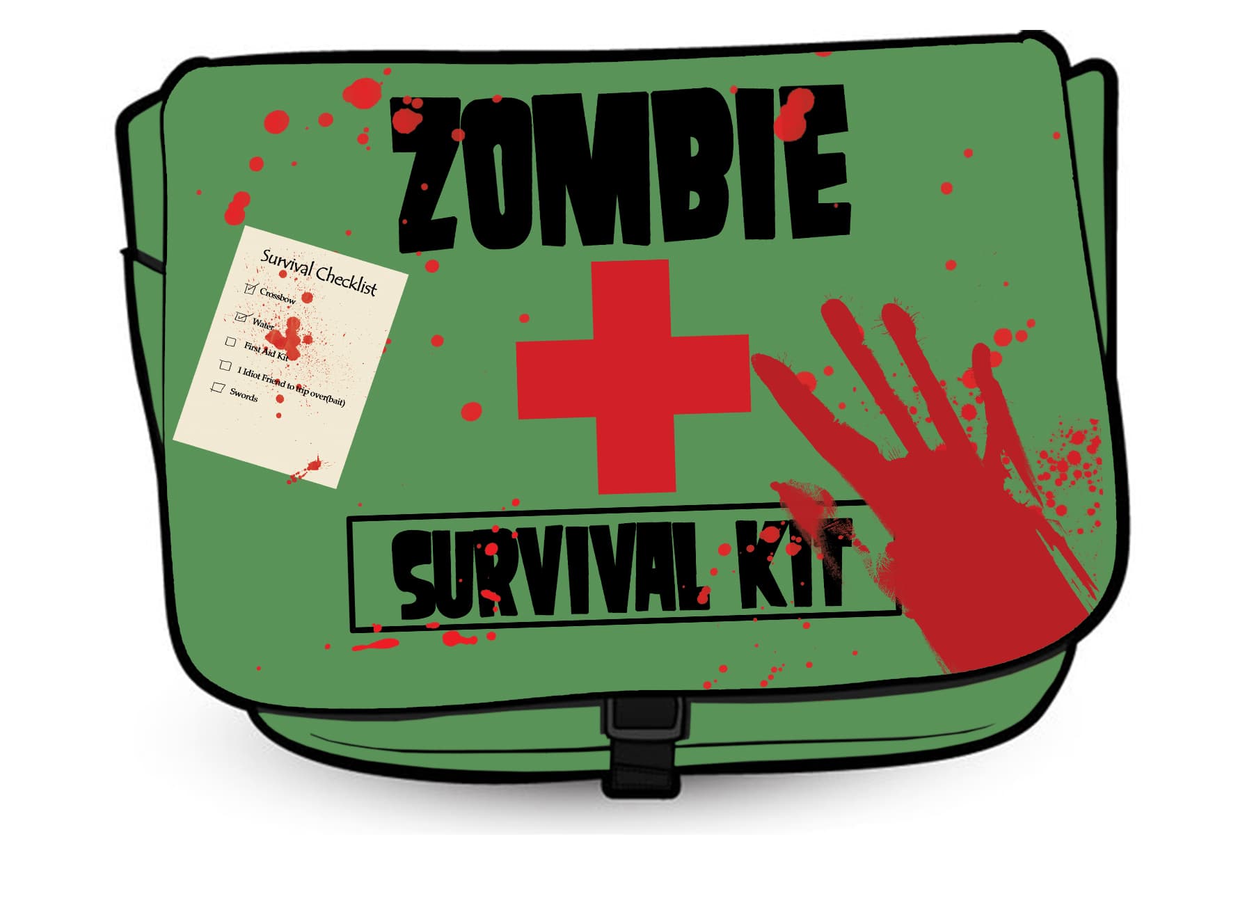 Zombie Survival Kit Sign