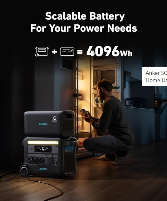Anker SOLIX F2000 Portable Power Station 2400W 2048Wh
