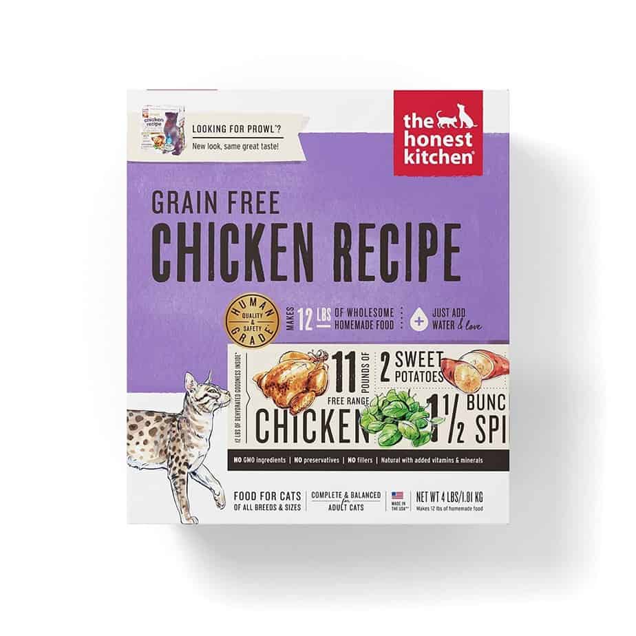 The Honest Kitchen Grain-Free Chicken Recipe Dehydrated Cat Food Review ...
