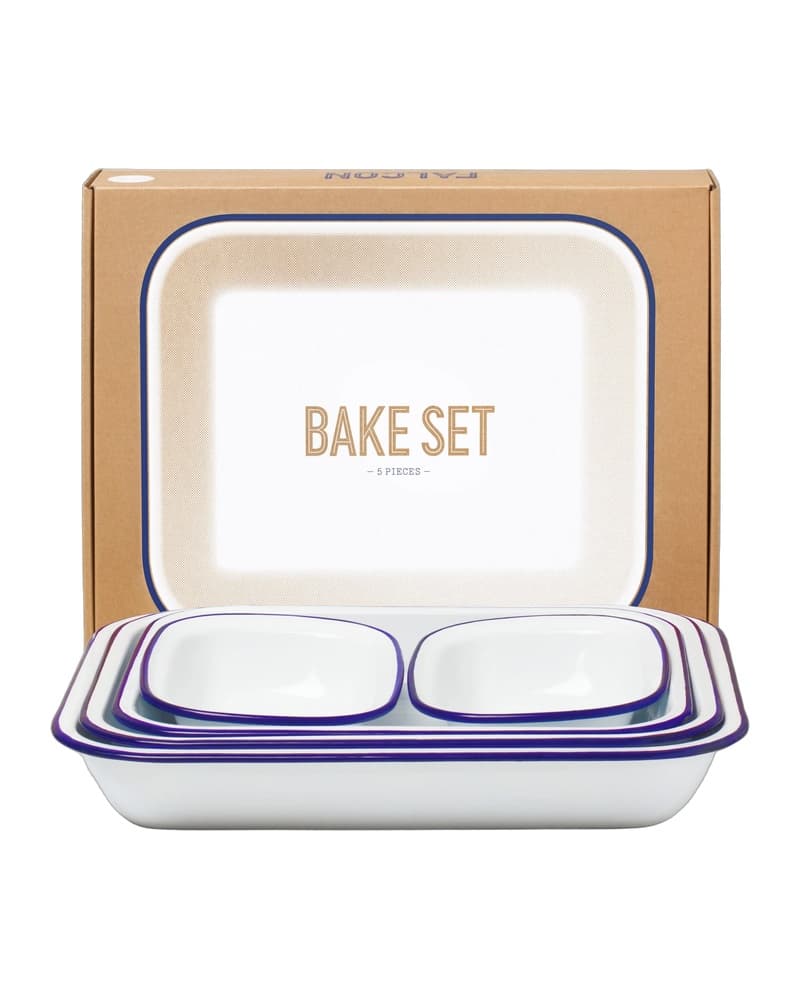 Falcon Enamelware 5-Piece Bake Set - On The Square Emporium