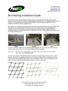 PestFix Bat and Bird Exclusion Netting