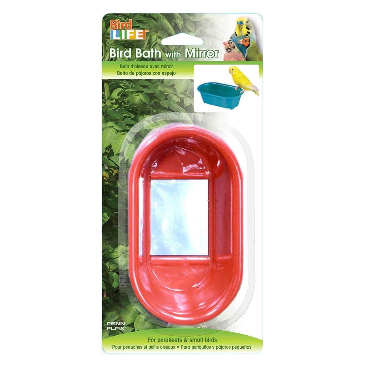 Penn-Plax eOrder | Bird Life™ Bird Bath with Mirror