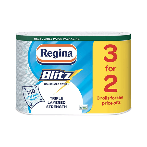 Regina Blitz Original Kitchen Towels 12 Rolls Pack - Perfect2Trade