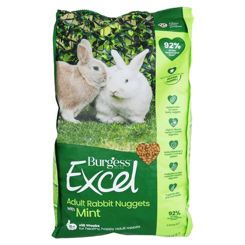 Burgess Excel Nuggets With Mint for Adult Rabbits - Pets R Us