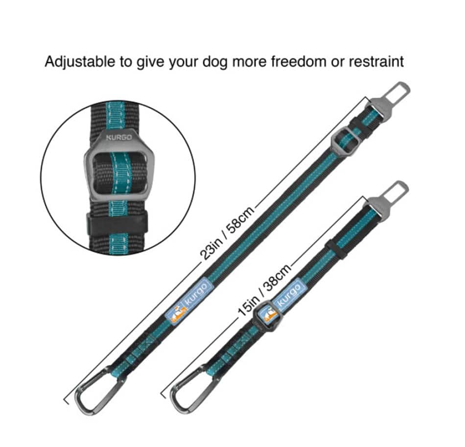 Kurgo Car Restraint / Seatbelt Tether - Petworkz