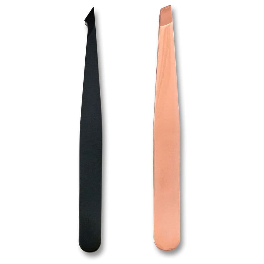 Japonesque Pointed Slant & Slant Tweezers Rose Gold | Walgreens