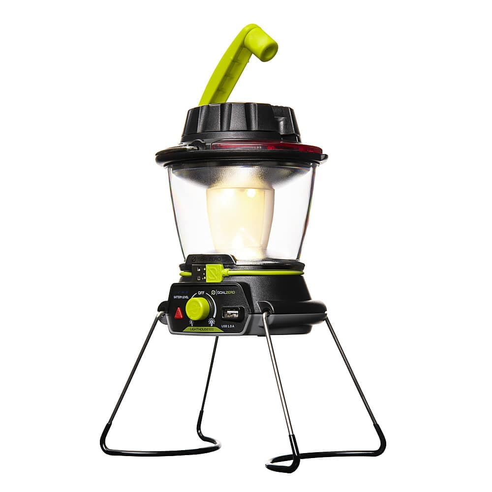 Best Buy: Goal Zero Lighthouse 600 Lumen Lantern + USB Hub 1 Pack Black ...