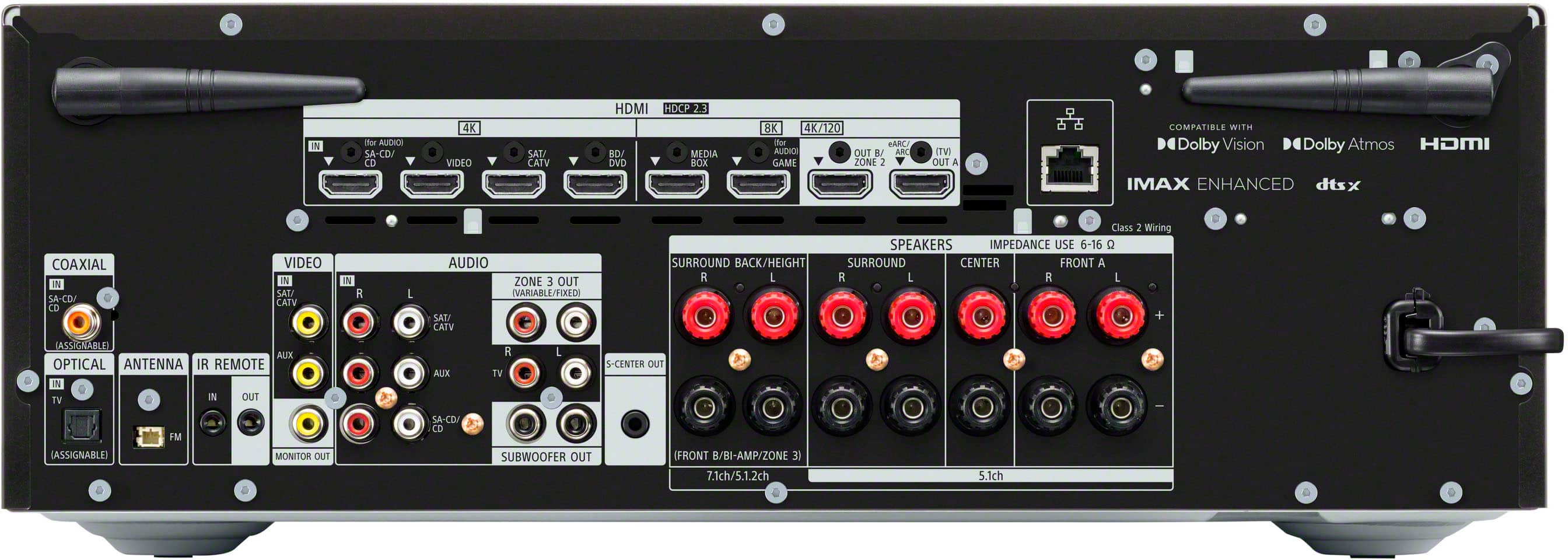 Sony STR-AN1000 7.2 Channel Dolby Atmos & Dolby Vision 8K HDR Network A ...