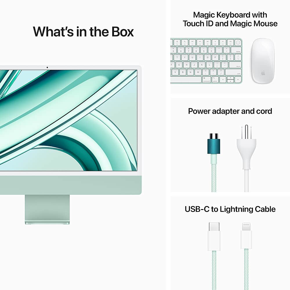 Customer Reviews: Apple iMac 24" All-in-One M3 chip 10-Core 8GB Memory ...