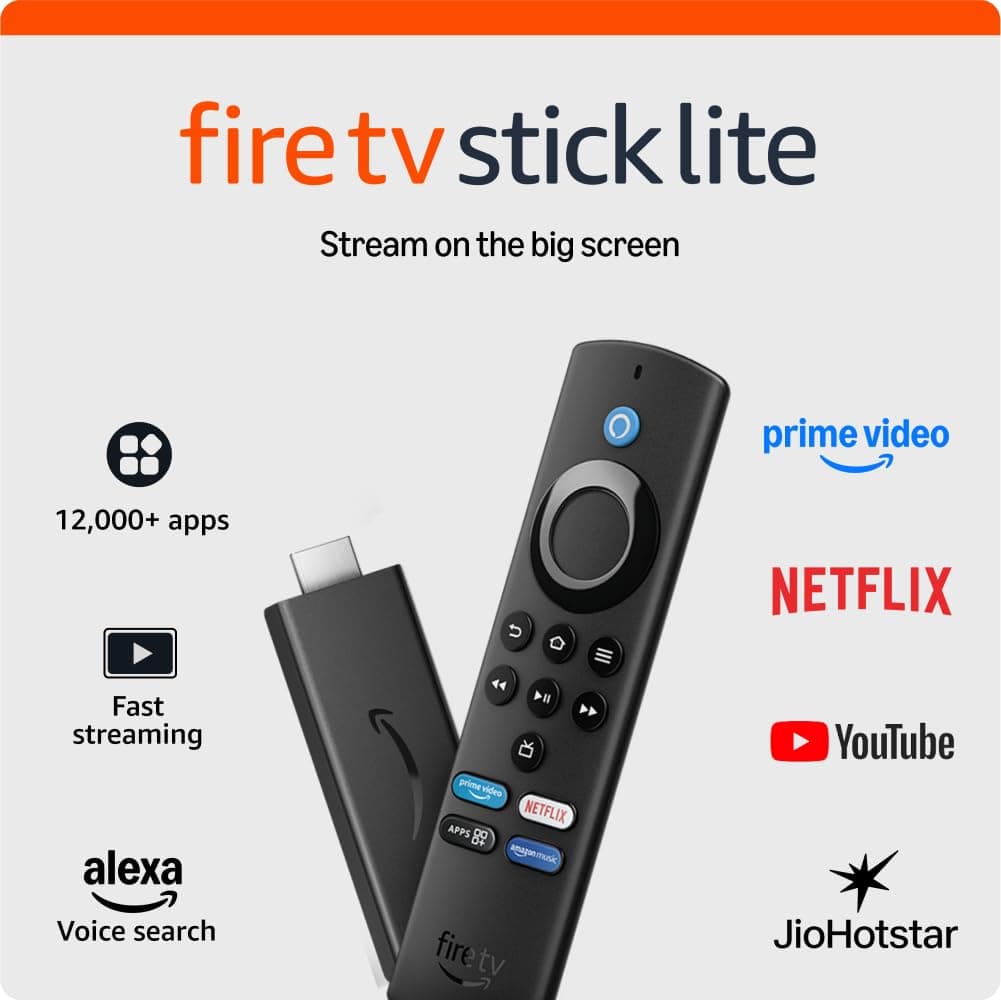 Amazon Fire TV Stick Lite with all-new Alexa Voice Remote - Pro Chipper