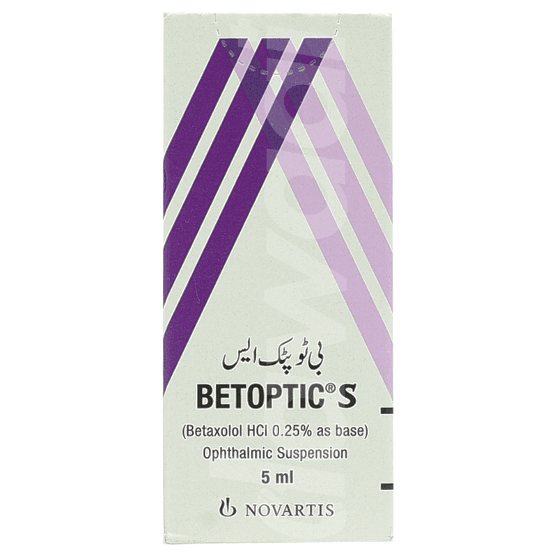 Betoptic-S 0.25%/5ml Drops— Dawaai - Uses, Side Effect, Price In Pakistan