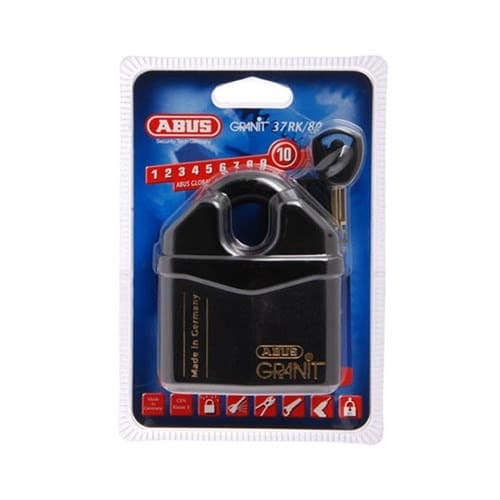 PADLOCK ABUS GRANIT PLUS 37RK/80 - Read Bros. Hardware