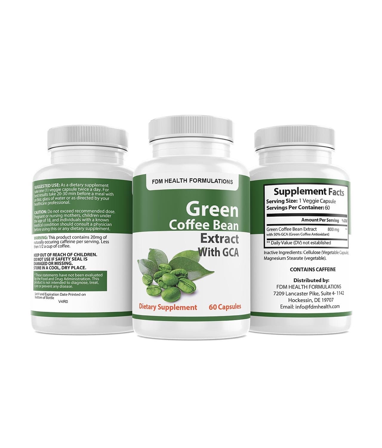 Nutravita Green Coffee Bean Extract with GCA