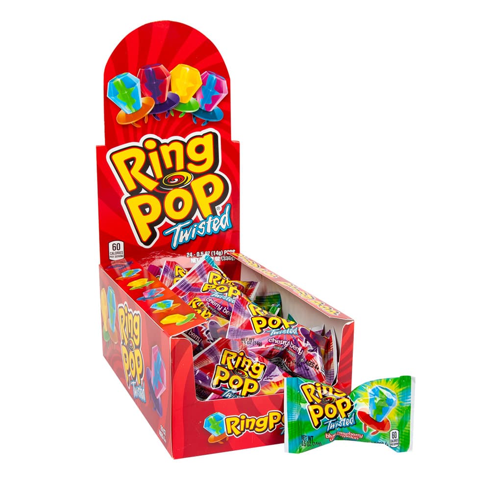Ring Pop Twisted 0.5 oz | Nassau Candy