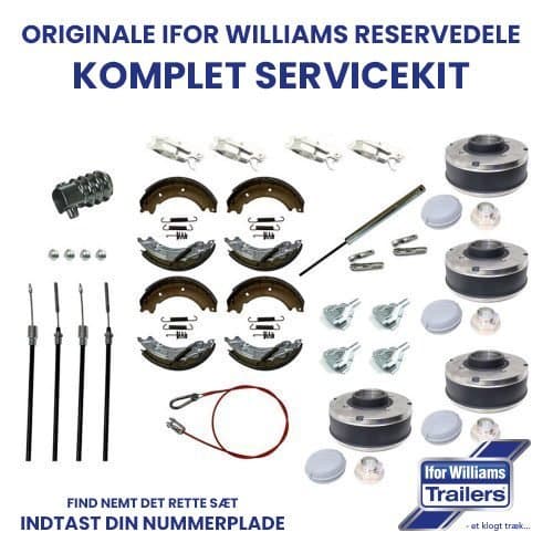 SERVICEKIT - Ifor Williams trailer originale reservedele - Ifor ...