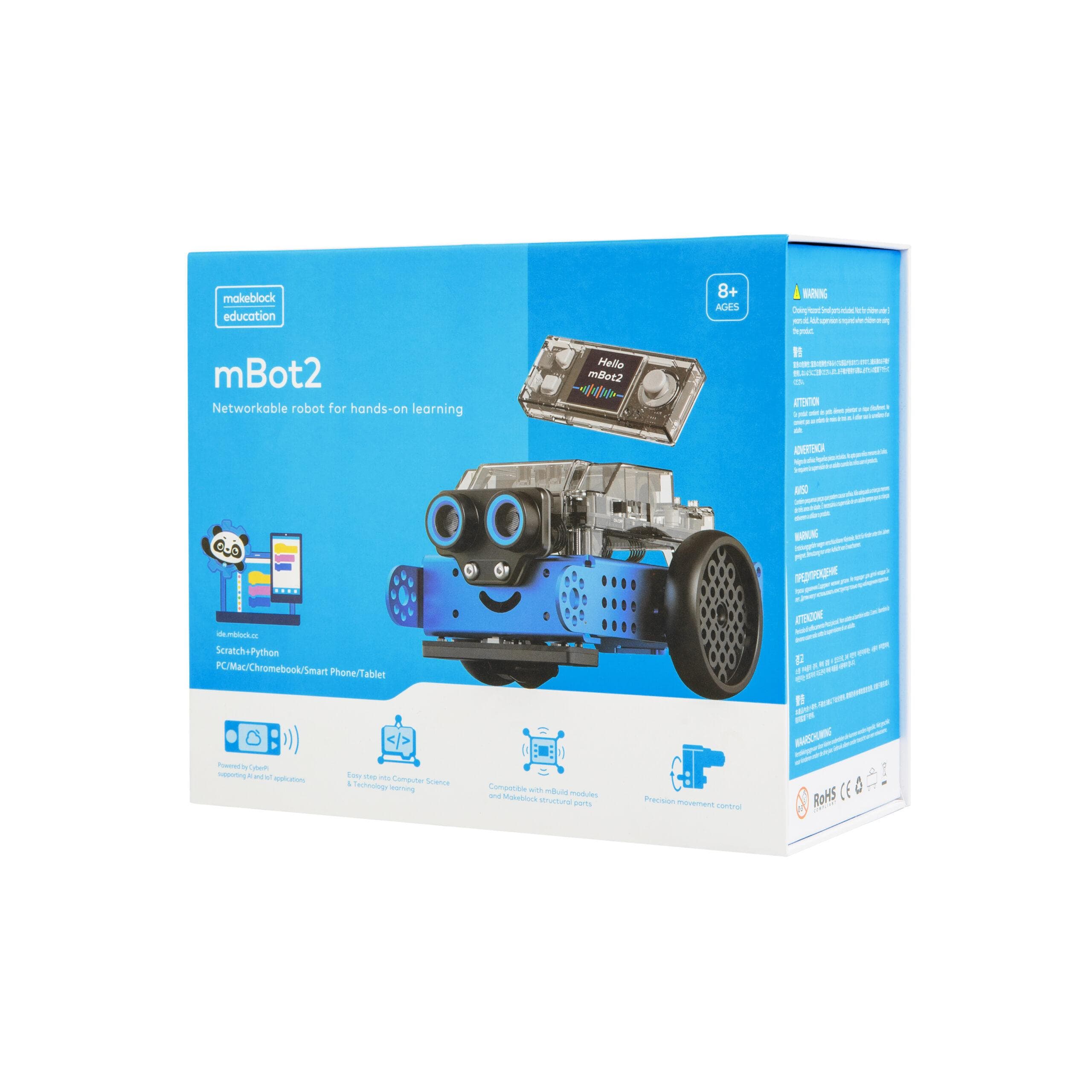 Robots-Blog | Der neue Bildungsroboter MAKEBLOCK mBot2 lässt sich dank ...