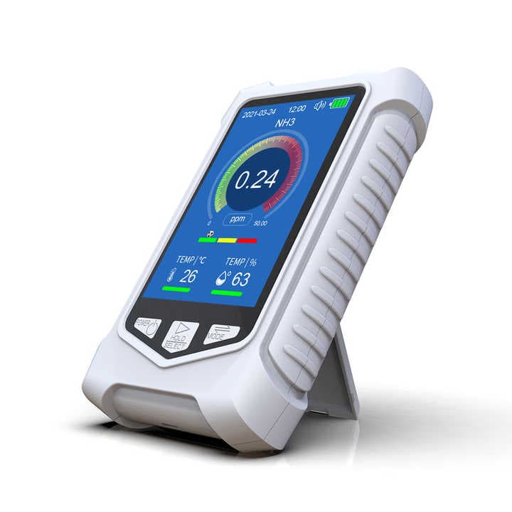 DESKTOP Digital Handheld Ammonia Gas NH3 Detector Air Quality Monitor ...